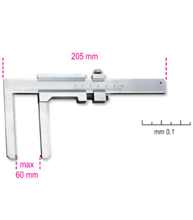 刹车盘专用游标卡尺 1650FD