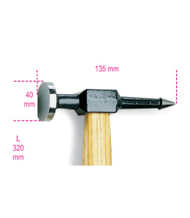 直面精整钣金锤（尖头） 1353